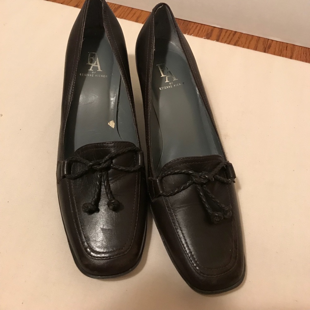 Aigner Dk Brwn Dress Shoes NEW